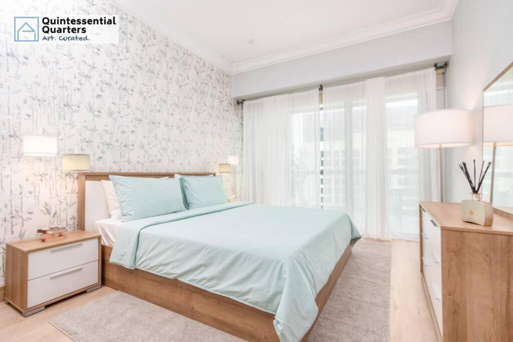 Downtown Cozy Home + Partitioned Living Room 迪拜 外观 照片